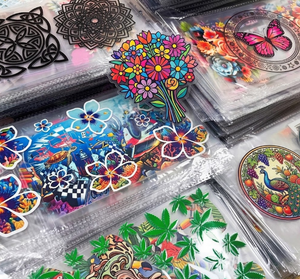 Transferts personnalisés pour gobelets, motifs dessin animé, imperméables, anti-UV, sérigraphiés, pour gobelets en plastique/métal/verre de 16 oz, lavables - Product Image 2