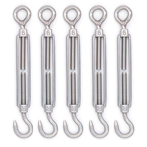 Tirant en acier inoxydable 304 M24 avec raccord crochet-œil pour équipement de marine - Product Image 1