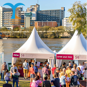 Tente gonflable portable, tente publicitaire, gazebo en aluminium, tente pagode, tente pagode à pointe - Product Image 4