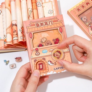 Màu sắc di động bên trong trang capybara máy tính xách tay lắc <span class=keywords><strong>notepad</strong></span> nhỏ dễ thương phim hoạt hình kawaii vuông viết Pad sinh viên - Product Image 5