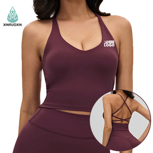 Top de yoga para mujer con almohadillas extraíbles, sexy, transpirable, talla grande, espalda hermosa, ropa exterior, top de fitness - Product Image 1