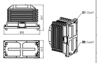 Scanner mobile de sécurité et de protection pour la détection d'armes métalliques Système de cadre de porte facile à transporter avec 3/6/9/15 zones