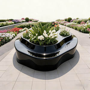 Custom FRP GRC Tree Surround Anti-Corrosion Durable Eco-Friendly Outdoor Waiting Leisure <b>Chair</b> for Hospital Hotel Gym - Product Image 1