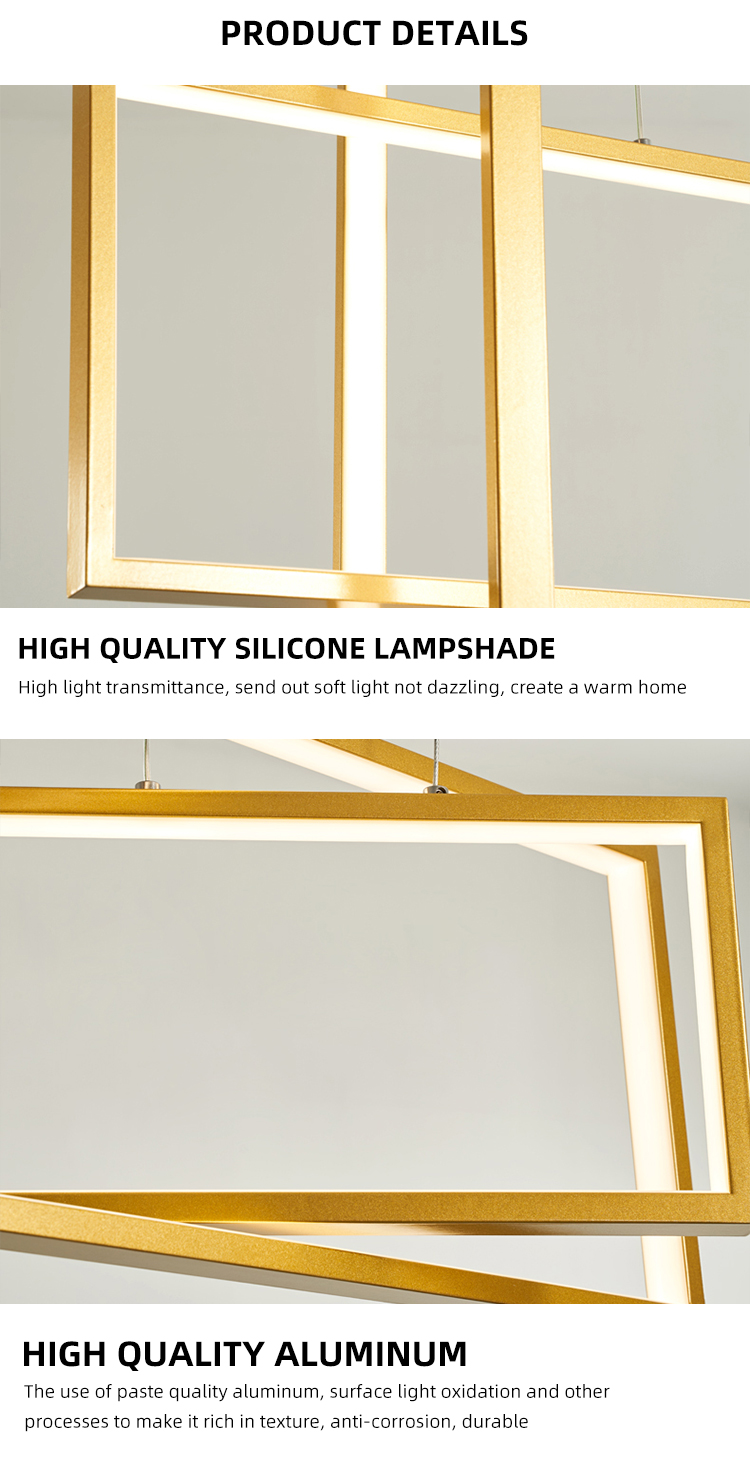 Hot Selling Wholesale Modern Indoor Restaurant Decoration Led Chandelier Pendant Lights