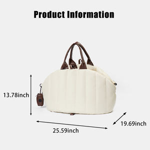 कुत्ते के वाहक कंधे के लिए लक्जरी ऑक्सबर्ड पालतू यात्रा बैग साइकिल वाहक पालतू जानवरों की आपूर्ति - Product Image 4