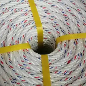 Manufacturers Cheap Polypropylene Three Shares Floating Rope For Fishing Net 4MM 6MM 8MM 10MM Polypropylene PP Rope Manufacturer