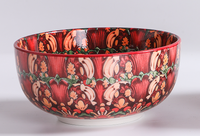 Service de table en porcelaine multicolore de style bohème de haute qualité avec motifs végétaux, compatible micro-ondes, pour la maison