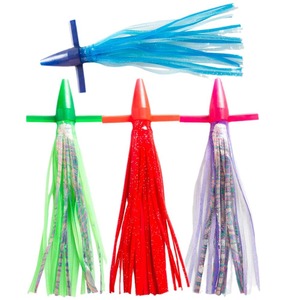 Señuelos de resina con forma de pulpo de 7-9 pulgadas para pesca en agua dulce y salada, señuelos de arrastre de profundidad media, señuelos de pesca biónicos para peces de agua dulce. - Product Image 1