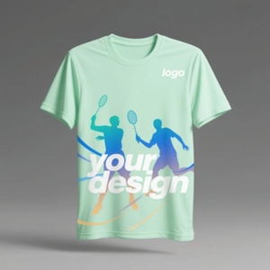 Lightweight Knitted Oversized Men's Fitness Gym Running T-<b>Shirt</b> with Breathable Fabric - Product Image 2
