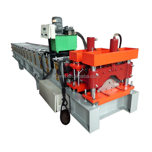 Máy Làm Ngói Lợp Kim Loại Khay Thung Lũng Máy Tạo Hình Cuộn Máng Xối Mái Ngói Meta Máy Làm Mái Lợp Kim Loại Tấm Lượn Sóng - Product Image 1