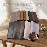 Cuir synthétique PU imperméable de 0,7 mm d'épaisseur avec un design texturé bicolore pour chaussures, sacs, canapés, ceintures, textiles de maison, décoration intérieure