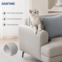 Tissu en similicuir PVC résistant aux griffures de chat, ignifuge et adapté aux animaux domestiques, pour la rembourrage de canapés et de meubles.
