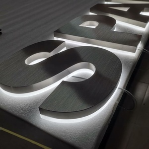 Koncept LED chiếu sáng menu tùy chỉnh 3D kim loại <span class=keywords><strong>Backlit</strong></span> chữ ký tường treo cửa hàng cắt tóc biển quảng cáo dẫn đăng ký với thiết kế độc đáo - Product Image 6
