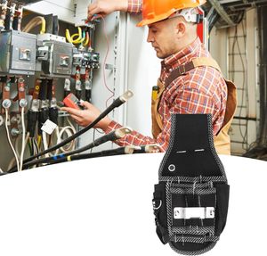 Ceinture de boîte à outils, sac en tissu Oxford, adapté aux électriciens et aux charpentiers, multi-poches, facile à transporter - Product Image 5