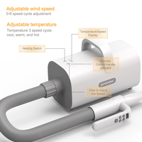 Système de toilettage pour animaux de compagnie portable 7 en 1, tondeuse électrique professionnelle pour chiens, kit de nettoyage pour animaux de compagnie