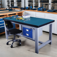 Vente chaude Établi antistatique robuste avec tiroir à double couche Bancs de travail pour électricien Station de travail pour ligne de montage ESD