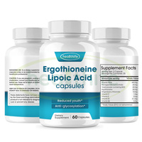 Complément alimentaire antioxydant pour le cerveau Healthife Private Label, capsules d'acide lipoïque et d'ergothionéine