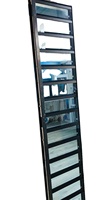 Lukliving jalousie design Aluminium Étanche Fenêtres à persiennes en verre de haute qualité et fenêtres jalousie modernes