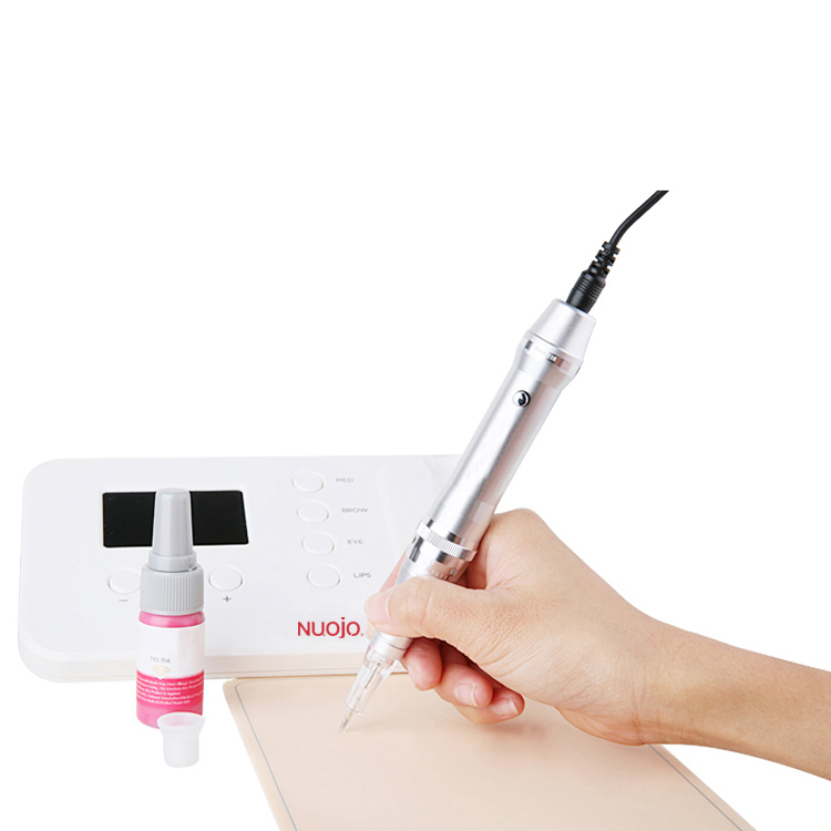 NUOJO Maquina de tatuars Customizing For Eyebrow Rechargeable Electric Digital Pmu Machine