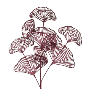 Bouquet de fleurs artificielles, fausses Branches en plastique, décoration de mariage à domicile, feuilles de <span class=keywords><strong>Ginkgo</strong></span> <span class=keywords><strong>Biloba</strong></span> - Product Image 1