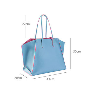 <span class=keywords><strong>Bolso</strong></span> de fin de semana para mujer, bolsa de mano con asa superior de cuero genuino suave, gran espacio, diseño clásico de alta calidad - Product Image 2