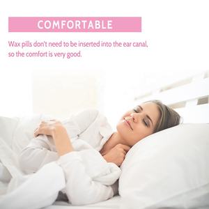 Bouchons <span class=keywords><strong>d</strong></span>'oreilles en coton ciré pour dormir Réduction du bruit Bouchons <span class=keywords><strong>d</strong></span>'oreilles réutilisables moulables avec étui de voyage Protection auditive pour la natation - Product Image 4