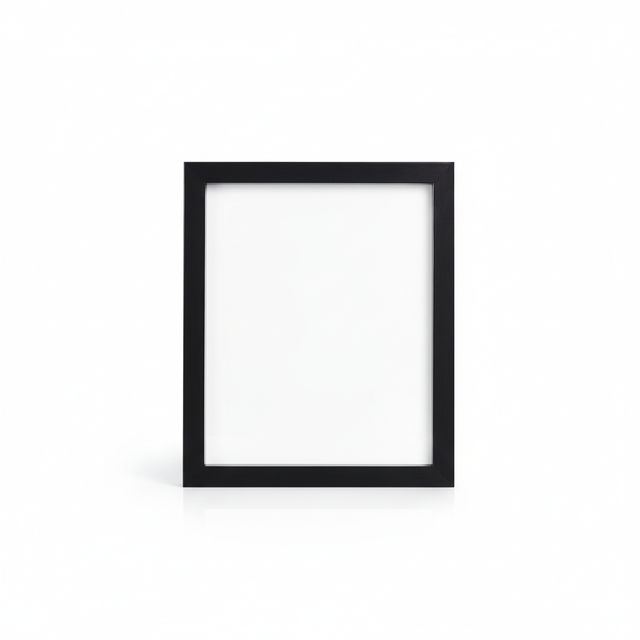 Rectangular Black Wood Photo Frame 8x10 Inch Durable Modern Elegant Design for Home Decoration
