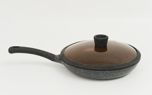 Juego de Utensilios de Cocina Metálicos Ecológicos Antiadherentes Apilables de 5 Piezas, Clásico, con Mango de Baquelita de Fácil Agarre, Ollas/Sartenes de Aluminio Duraderas - Product Image 6