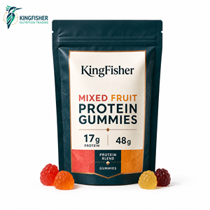 Gomitas de <span class=keywords><strong>Creatina</strong></span> con Alto Contenido de Proteína KingFisher para la Recuperación Muscular, Gomitas de Proteína de Suero, Snack Pre-Entrenamiento para Fitness - Product Image 3