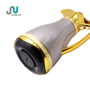 <span class=keywords><strong>Pot</strong></span> à <span class=keywords><strong>eau</strong></span> et bouilloire en verre de luxe 1L avec poignée et couvercle, revêtement doré, isolation thermique 24h, écologique - Product Image 4