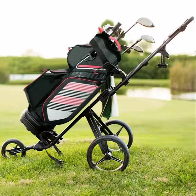 Wasserdichte golfwagentasche mit individuellem logo hohe qualität reißverschluss golfschüler personalertasche multifunktionale wasserdichte golfwagentasche