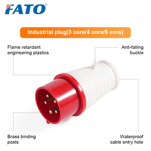 <span class=keywords><strong>Presa</strong></span> Industriale FATO con Nucleo in Rame e Interruttore Interlock IP67 <span class=keywords><strong>16A</strong></span> 32A, Connettore Impermeabile per Distribuzione Elettrica Esterna - Product Image 2