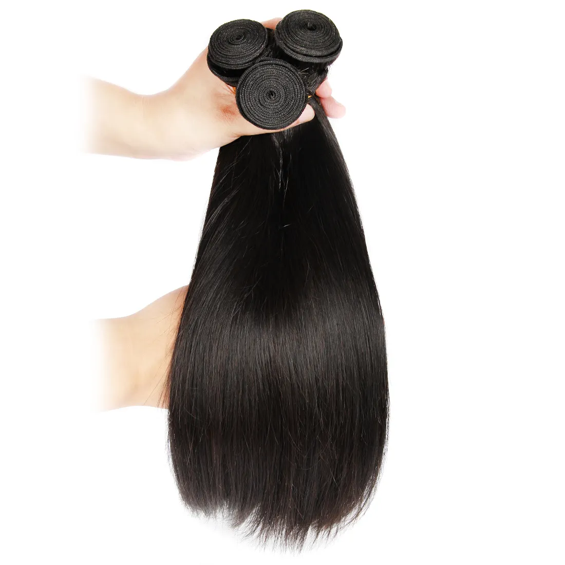 Hair Extension Bundle Virgin Cuticle Aligned Human Remy Hair Double Drawn Weave Brazilian Straight Wholesale 30 32 34 36 40 Inch