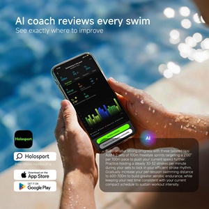 Очки для плавания Solla Wave AI Music со встроенными водонепроницаемыми наушниками и 9-осевым датчиком для профессиональных пловцов - Product Image 5