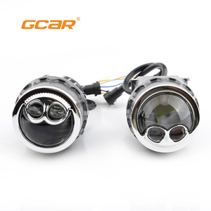 GCAR Long Shot H11 Dual Laser Fog Lamp Spotlight Three Colors 55W Penetration Beam Headlight - Product Image 1