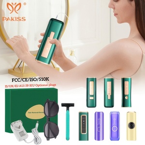 Depiladora IPL PAKISS 510K <span class=keywords><strong>con</strong></span> Tecnología de <span class=keywords><strong>Luz</strong></span> <span class=keywords><strong>Pulsada</strong></span> y Enfriamiento <span class=keywords><strong>con</strong></span> Hielo para Depilación Permanente, Uso Doméstico, Indolora - Product Image 1