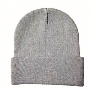Bonnet d'hiver en acrylique jacquard 100% tricoté avec broderie logo personnalisé pour homme et femme - Product Image 6