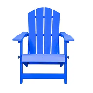 Customized Wood composite plastic chair recycled plastic HDPE Adirondack chair