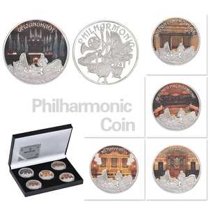 Moneda de Metal de Colección del Edificio Clothier del Philharmonic de Boston, Sala de Conciertos de Viena - Product Image 2
