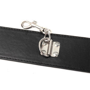 重いステンレススチール女性Bdsm手錠セックスおもちゃベッド拘束Bdsmボンデージ大人用レザーBdsmカフス - Product Image 3