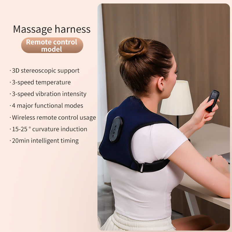 back/neck massager with vibration Heated Shiatsu Lower Back Massager