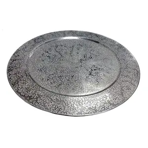 Plato de servicio de forma exquisita, Material ABS de alta calidad, diseño moderno de lujo, fiestas de boda, eleva la experiencia gastronómica India - Product Image 2