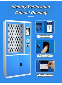 Tủ khóa điện tử 40 ngăn bền Skyl-1001 shaoran với mật khẩu vân tay Thiết kế sàn Lưu trữ khóa RFID - Product Image 4