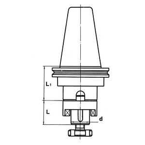 Porte-outil combiné Fervi pour outils d'usinage de précision - Product Image 1