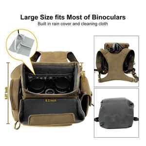 Estuche de Alta Resistencia para Binoculares, Arnés de Pecho para Binoculares con Bolsillo para Telémetro, Ideal para Caza y Senderismo - Product Image 4