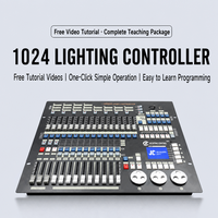 Console d'éclairage LED AIDLIN DMX512 1024 canaux, contrôleur DMX programmable pour scène, pour faisceau lumineux mobile, lumière PAR, gradation AC220V