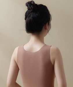 Automne hiver sans couture chaud <span class=keywords><strong>gilet</strong></span> pour femmes français coupe fixe sous-vêtements en Latex arc léopard <span class=keywords><strong>crochet</strong></span> Sexy ponçage <span class=keywords><strong>gilet</strong></span> chauffant - Product Image 5