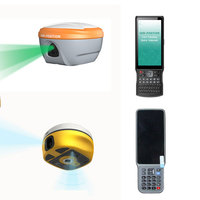 Receptor GNSS de Alta Precisión Personalizado, 1408 Canales, Todas las Bandas, Controlador de Datos GIS Portátil, Láser RTK, IP68, Cámara Dual, AR