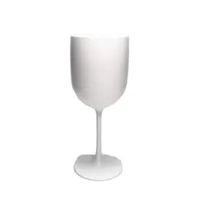 Design personalizado de logotipo, inquebrável, reutilizável, para festa de casamento, bebida, plástico, champanhe, policarbonato, vidro de vidro de vinho