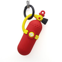 Porte-clés mini-bouteille de plongée, pendentif mignon en silicone 3D en forme de cylindre de plongée, accessoires portables pour cadeau de plongeur